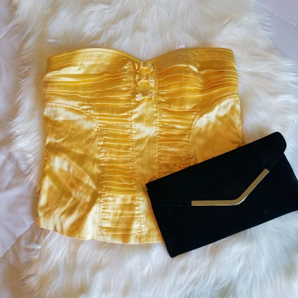 Bebe sweetheart strapless top